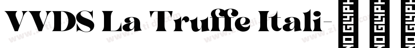 VVDS La Truffe Itali字体转换